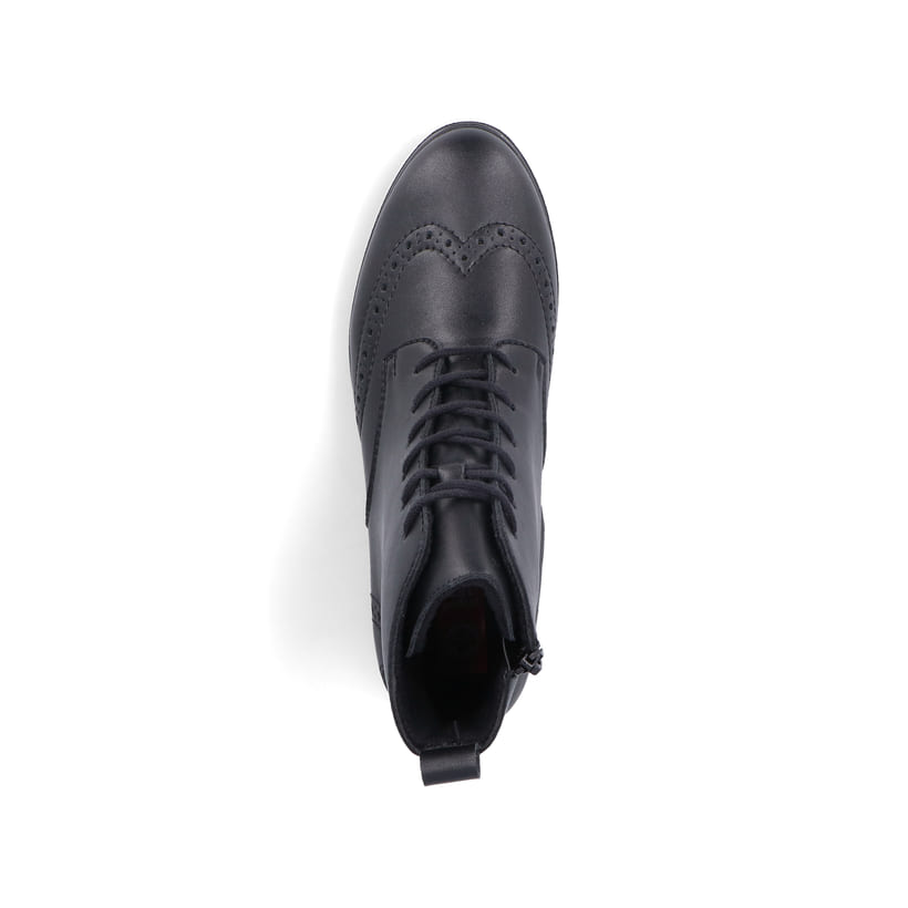 Rieker Artikelnummer 46231-00 Rieker Damen Schnürstiefel mattschwarz Begrenzte Freigabe