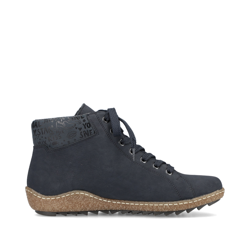 Rieker Artikelnummer L7502-14 Rieker Damen Kurzstiefel pazifikblau Letzte 3 Tage