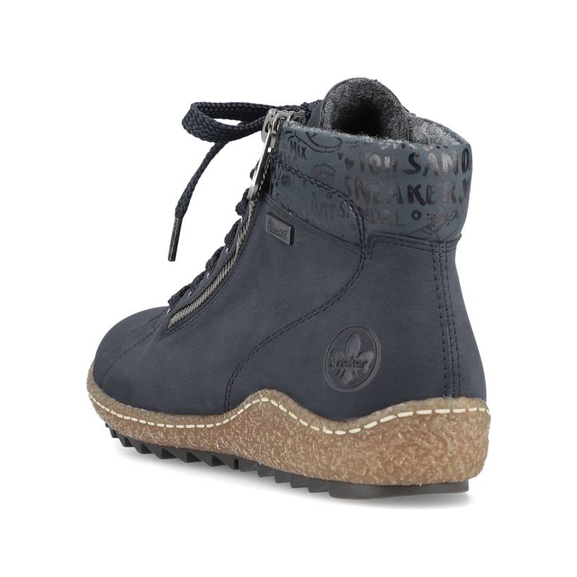 Rieker Artikelnummer L7502-14 Rieker Damen Kurzstiefel pazifikblau Letzte 3 Tage
