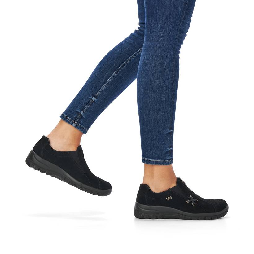 Rieker Artikelnummer L7171-00 Rieker Damen Slipper tiefschwarz Bis zu 50% Rabatt