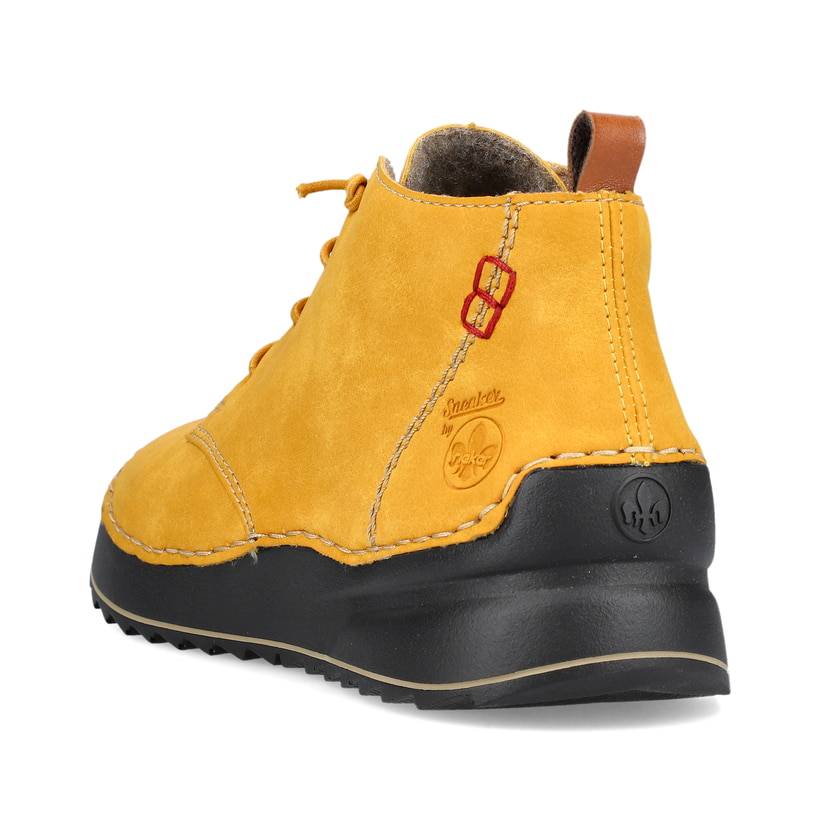 Rieker Artikelnummer 51510-68 Rieker Damen Schnürschuhe sonnengelb Bis zu 60% Rabatt