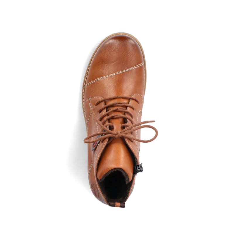 Rieker Artikelnummer 73501-24 Rieker Damen Schnürstiefel karamellbraun Nur für heute