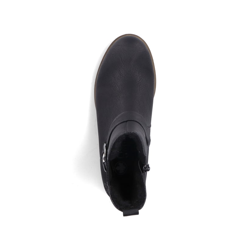 Rieker Artikelnummer 72252-00 Rieker Damen Stiefeletten asphaltschwarz Vierteljährliche Förderung