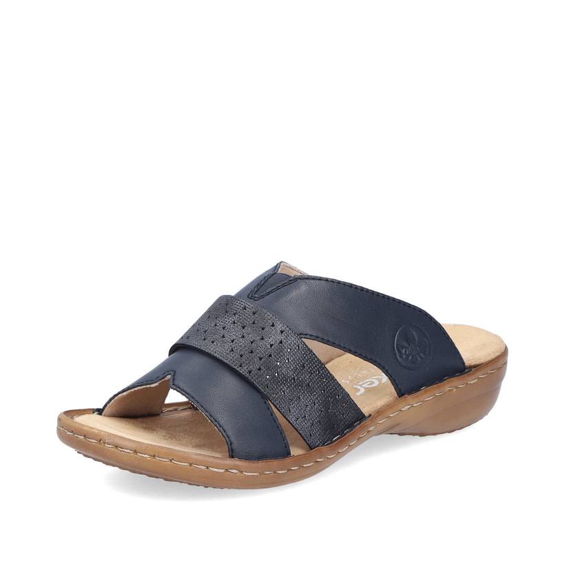 Rieker Artikelnummer 60897-14 Rieker Damen Pantoletten marineblau Discount Store für neue Produkte