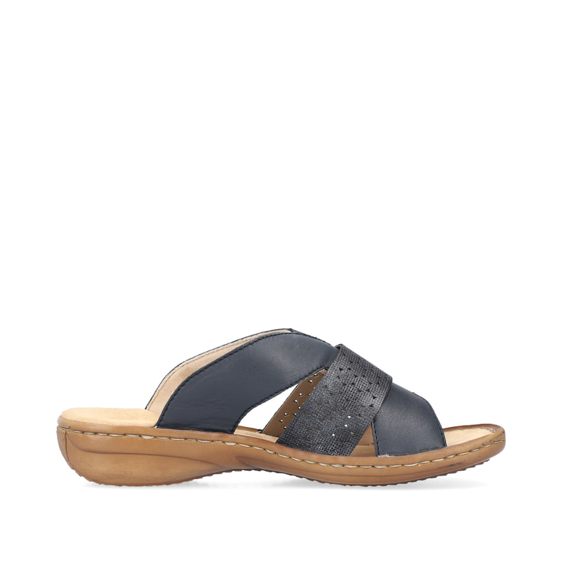 Rieker Artikelnummer 60897-14 Rieker Damen Pantoletten marineblau Discount Store für neue Produkte