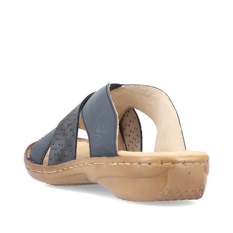 Rieker Artikelnummer 60897-14 Rieker Damen Pantoletten marineblau Discount Store für neue Produkte