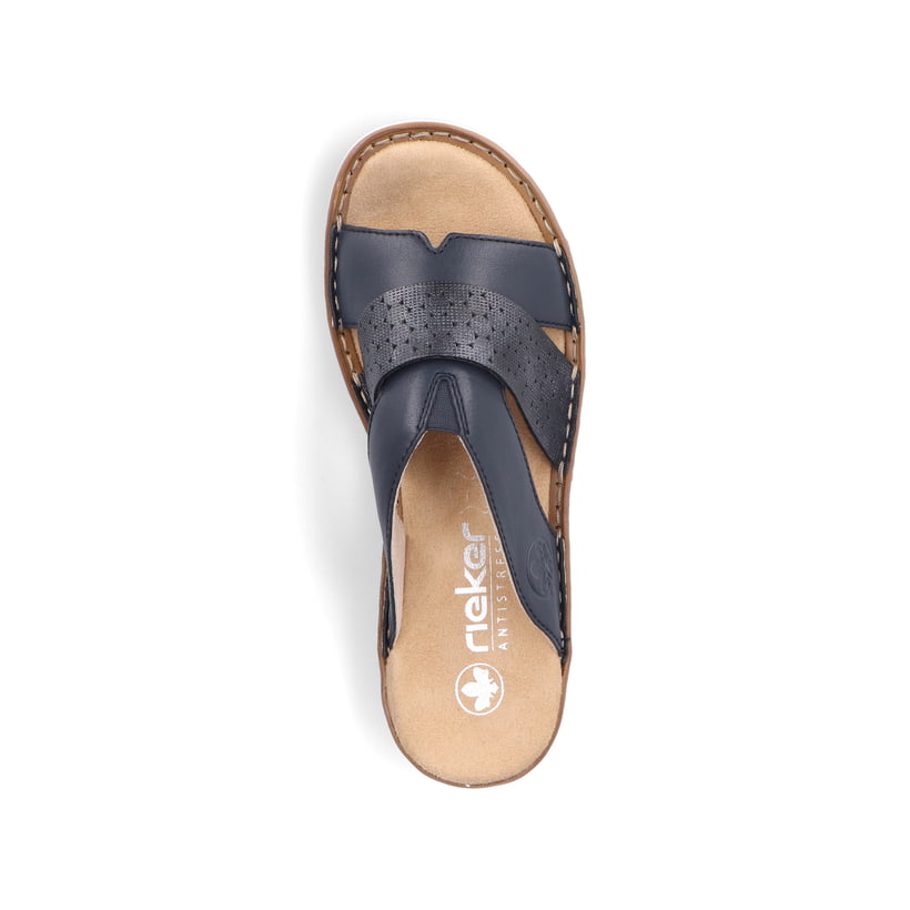 Rieker Artikelnummer 60897-14 Rieker Damen Pantoletten marineblau Discount Store für neue Produkte