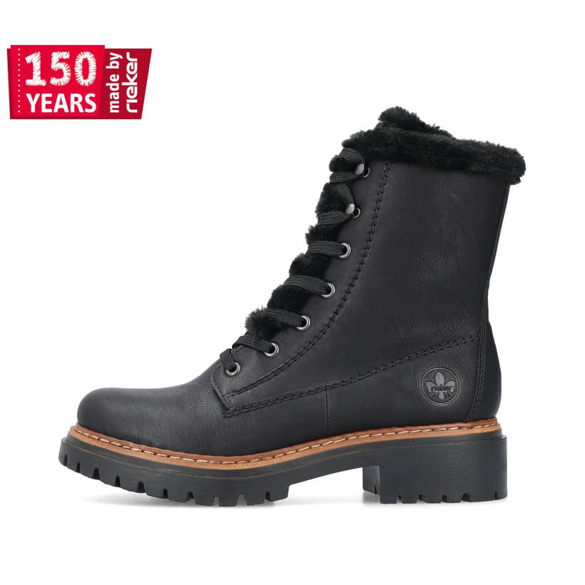 Rieker Artikelnummer 72625-00 Rieker Damen Biker Boots stahlschwarz 50% Rabatt mit kostenlosem Versand