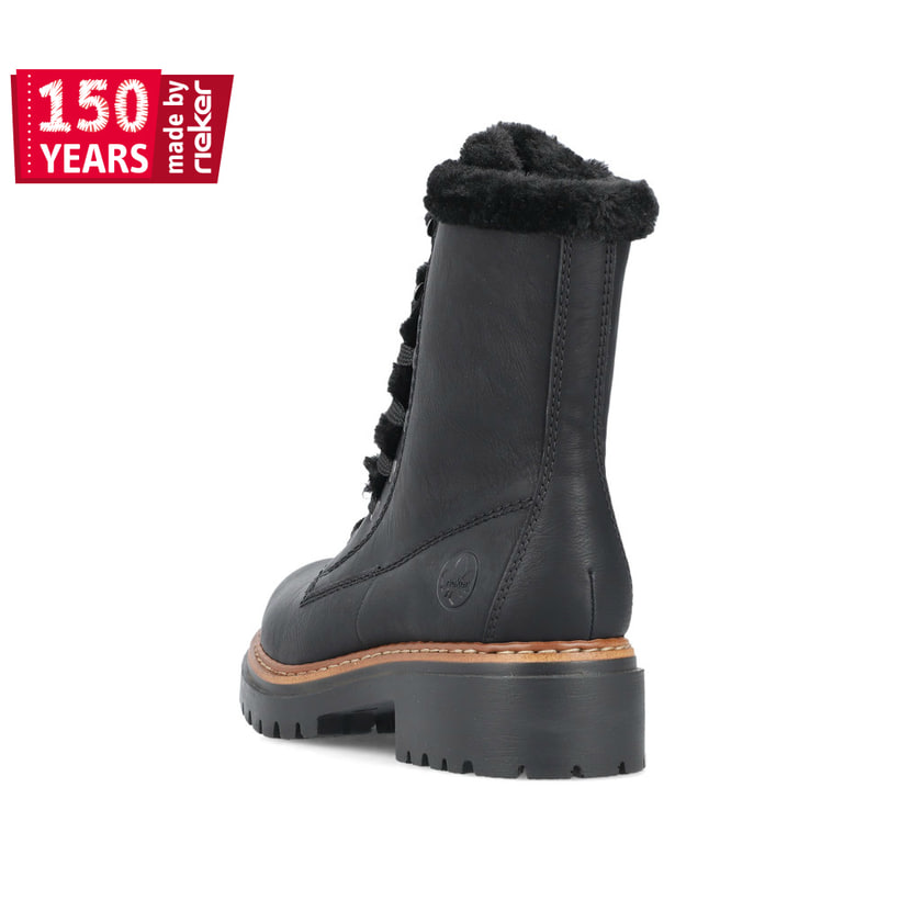 Rieker Artikelnummer 72625-00 Rieker Damen Biker Boots stahlschwarz 50% Rabatt mit kostenlosem Versand