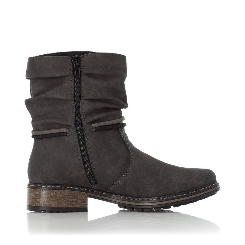 Rieker Artikelnummer Z6893-45 Rieker Damen Kurzstiefel asphaltgrau Clearance-Verkauf