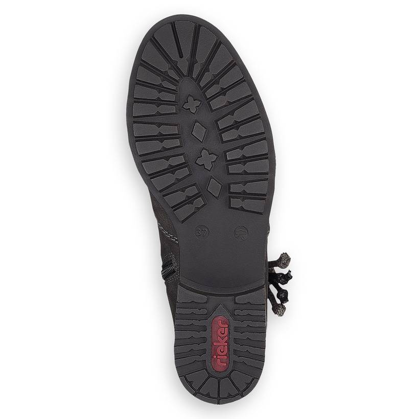 Rieker Artikelnummer Z6893-45 Rieker Damen Kurzstiefel asphaltgrau Clearance-Verkauf