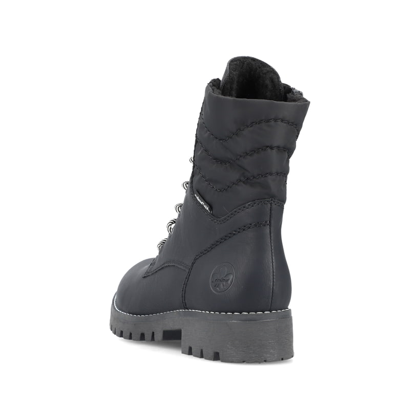 Rieker Artikelnummer 78520-00 Rieker Damen Biker Boots asphaltschwarz Kostenloser Versand international