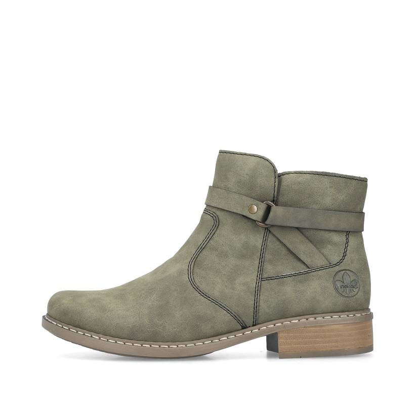 Rieker Artikelnummer Z4167-54 Rieker Damen Kurzstiefel laubgrün