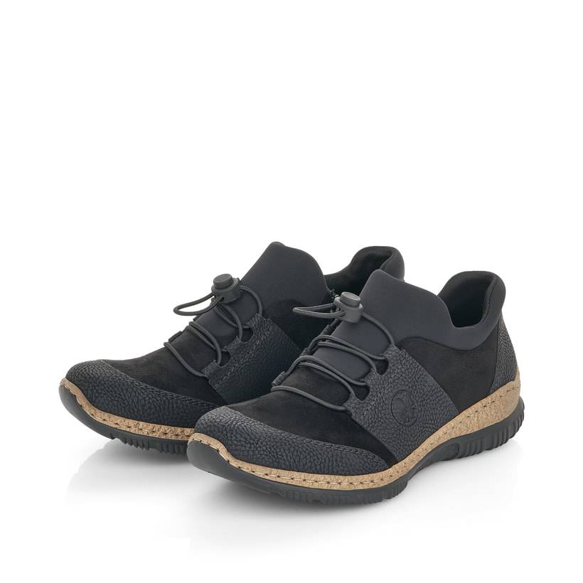 Rieker Artikelnummer N32X8-00 Rieker Damen Slipper tiefschwarz Speichern exportieren