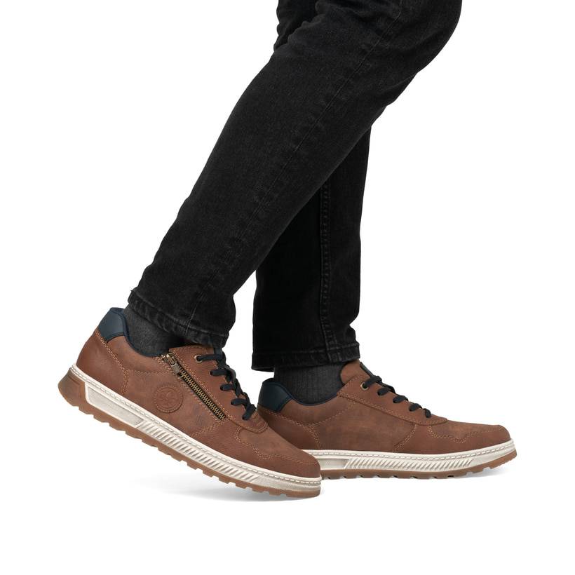 Rieker Artikelnummer 37029-24 Rieker Herren Sneaker Low nougatbraun Rabatte dieses Monats