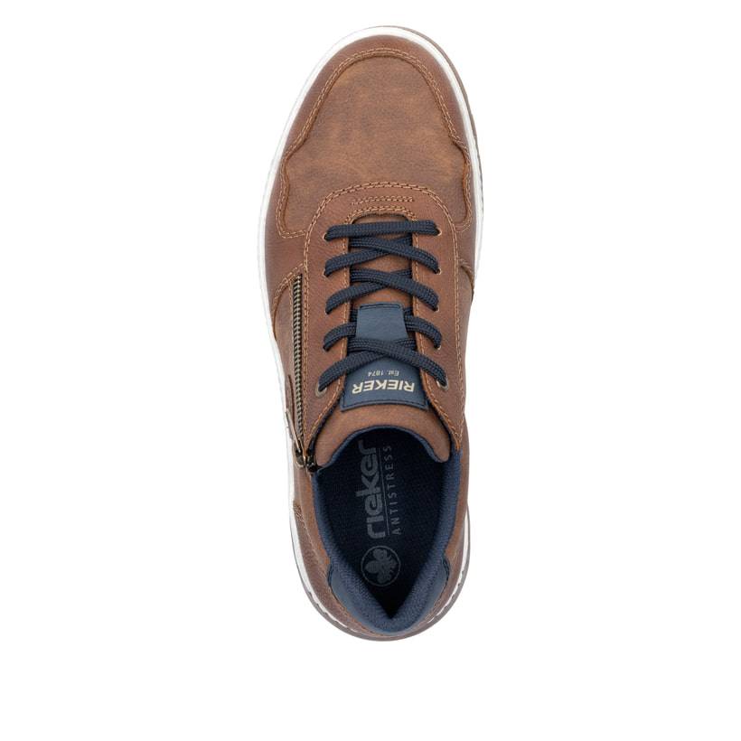 Rieker Artikelnummer 37029-24 Rieker Herren Sneaker Low nougatbraun Rabatte dieses Monats