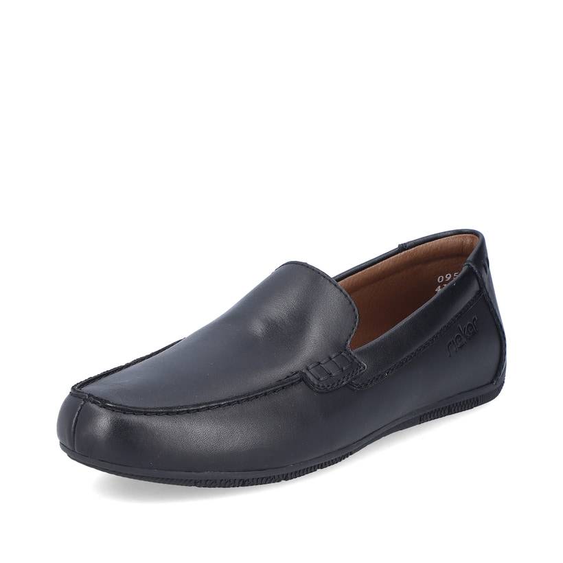 Rieker Artikelnummer 09557-00 Rieker Herren Slipper glanzschwarz 2025