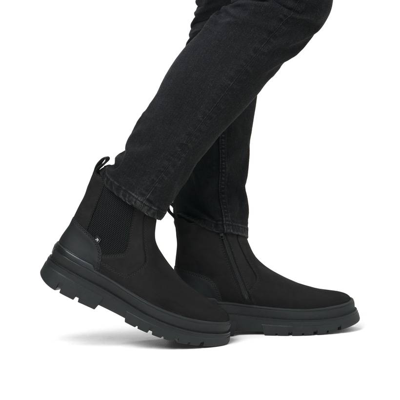 Rieker Artikelnummer U1272-00 Rieker Herren Chelsea Boots stahlschwarz Auslauf