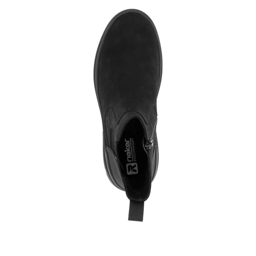 Rieker Artikelnummer U1272-00 Rieker Herren Chelsea Boots stahlschwarz Auslauf