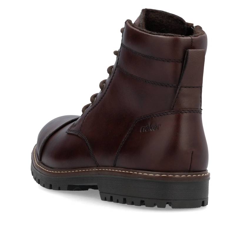 Rieker Artikelnummer F3604-25 Rieker Herren Schnürstiefel mokka Schlussverkauf