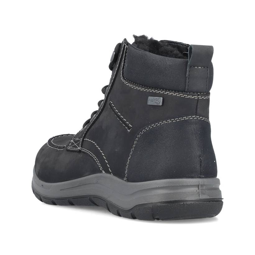 Rieker Artikelnummer 03610-00 Rieker Herren Schnürstiefel nachtschwarz Günstiger Verkauf