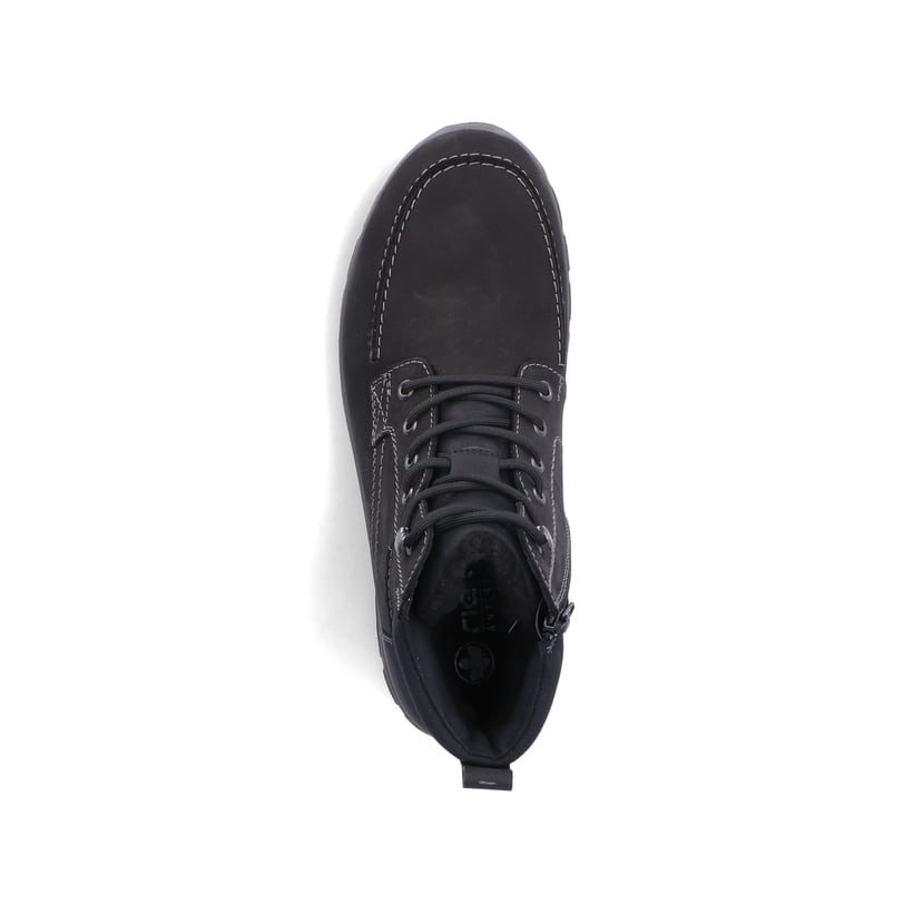 Rieker Artikelnummer 03610-00 Rieker Herren Schnürstiefel nachtschwarz Günstiger Verkauf