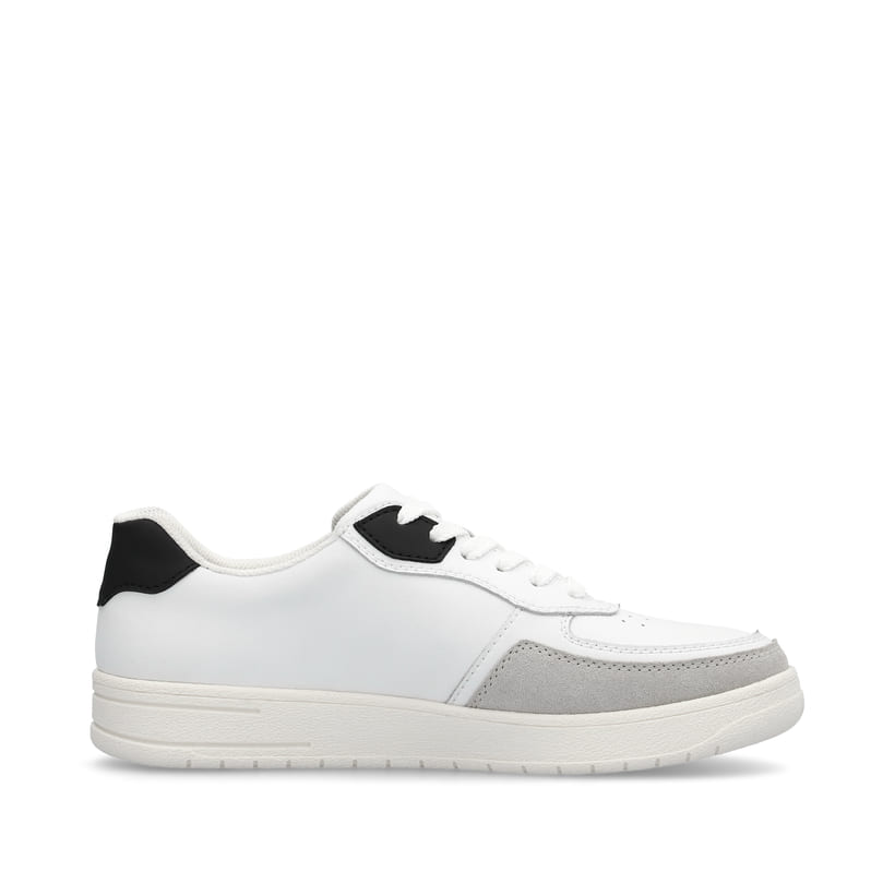 Rieker Artikelnummer B7806-80 Rieker Herren Sneaker Low reinweiß Fabrikverkauf