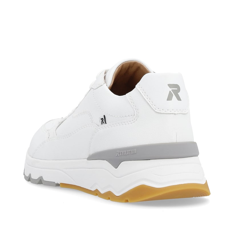 Rieker Artikelnummer U0901-80 Rieker Herren Sneaker Low swan white Meist gekauft