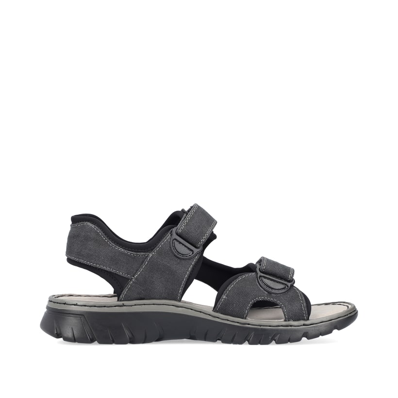 Rieker Artikelnummer 26763-45 Rieker Herren Trekkingsandalen steingrau Kostenloser Versand