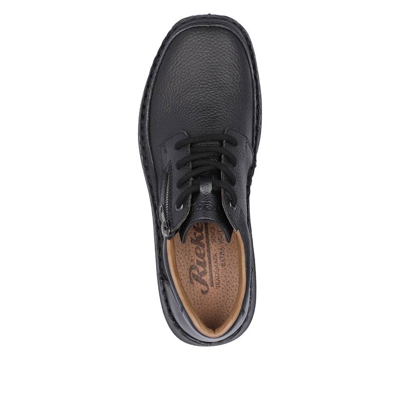 Rieker Artikelnummer 03002-00 Rieker Herren Schnürschuhe nachtschwarz Limitierter Zeitrabatt