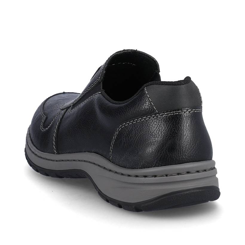 Rieker Artikelnummer 03355-00 Rieker Herren Slipper graphitschwarz Fabrik Onlineshop