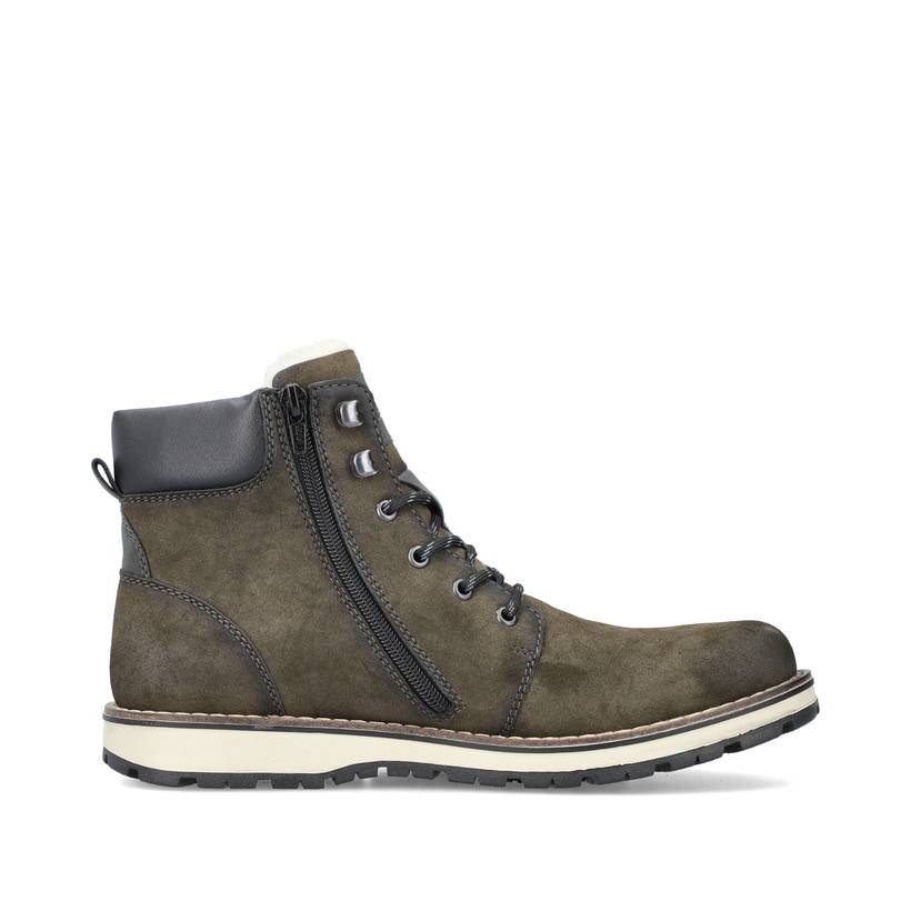 Rieker Artikelnummer 38425-54 Rieker Herren Schnürstiefel olivgrün Sonderangebot