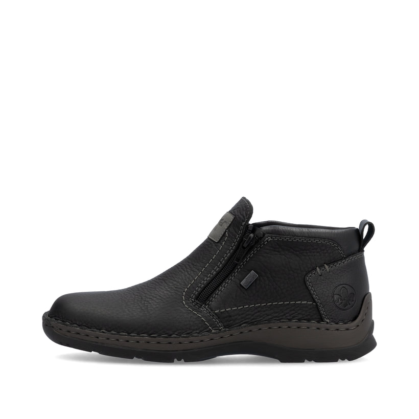 Rieker Artikelnummer 05357-00 Rieker Herren Kurzstiefel asphaltschwarz