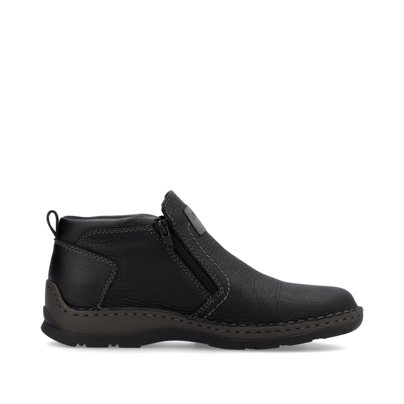 Rieker Artikelnummer 05357-00 Rieker Herren Kurzstiefel asphaltschwarz Rabatt