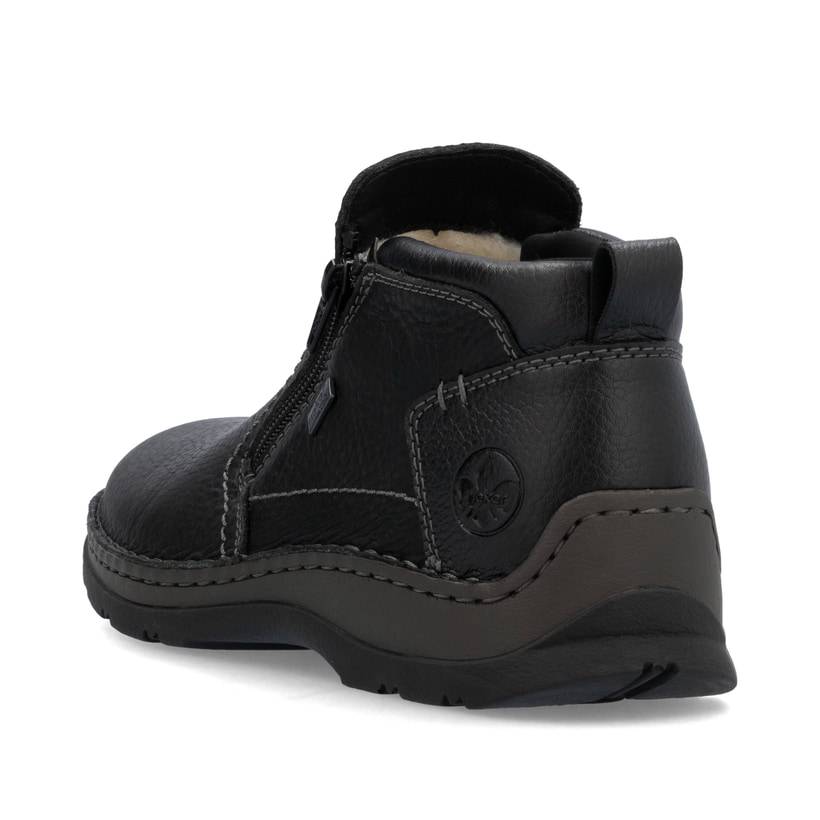 Rieker Artikelnummer 05357-00 Rieker Herren Kurzstiefel asphaltschwarz Rabatt