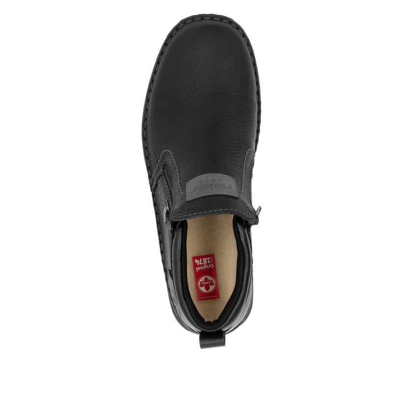 Rieker Artikelnummer 05357-00 Rieker Herren Kurzstiefel asphaltschwarz Rabatt