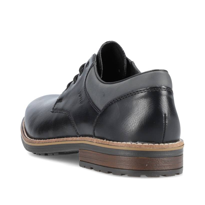 Rieker Artikelnummer 13200-00 Rieker Herren Schnürschuhe glanzschwarz Günstig kaufen