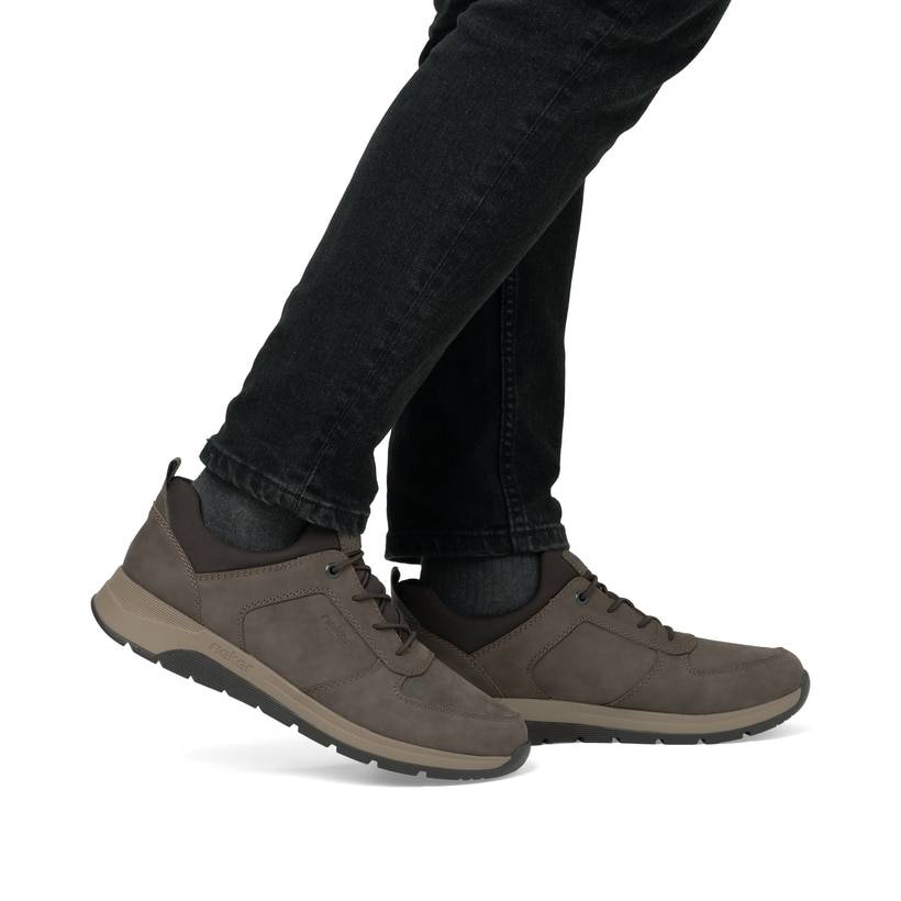 Rieker Artikelnummer 39653-25 Rieker Herren Slipper grünbraun Großer Ausverkauf