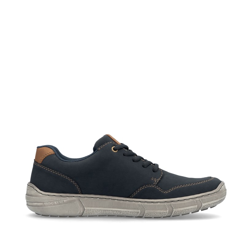 Rieker Artikelnummer 04003-14 Rieker Herren Schnürschuhe stahlblau Flash Sale