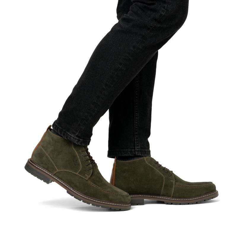 Rieker Artikelnummer 13700-54 Rieker Herren Kurzstiefel schilfgrün Weihnachtsangebot
