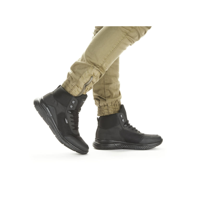 Rieker Artikelnummer B6440-00 Rieker Herren Schnürschuhe asphaltschwarz Osterangebot