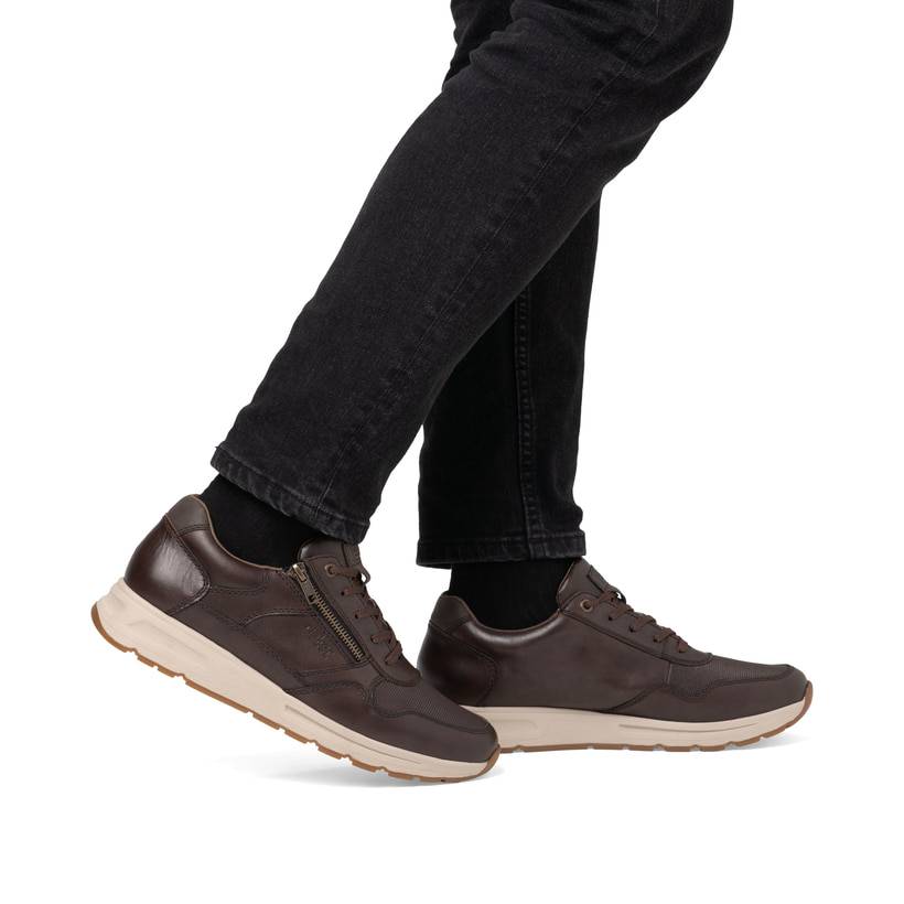 Rieker Artikelnummer B0701-25 Rieker Herren Sneaker Low espressobraun Muttertagsangebot