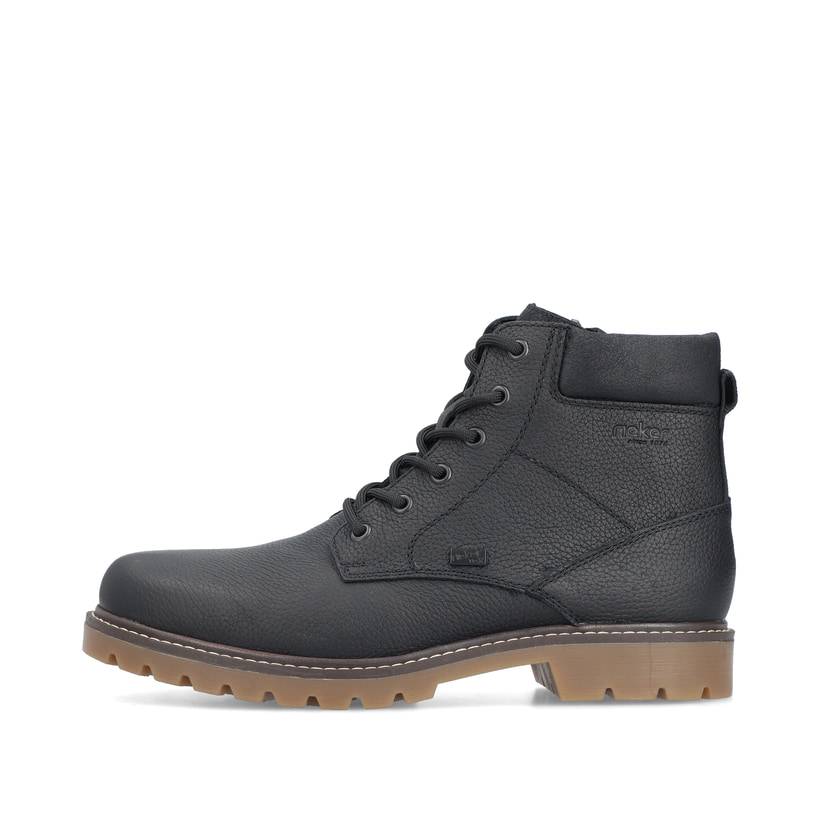 Rieker Artikelnummer 38842-00 Rieker Herren Schnürstiefel graphitschwarz Vatertagsangebot