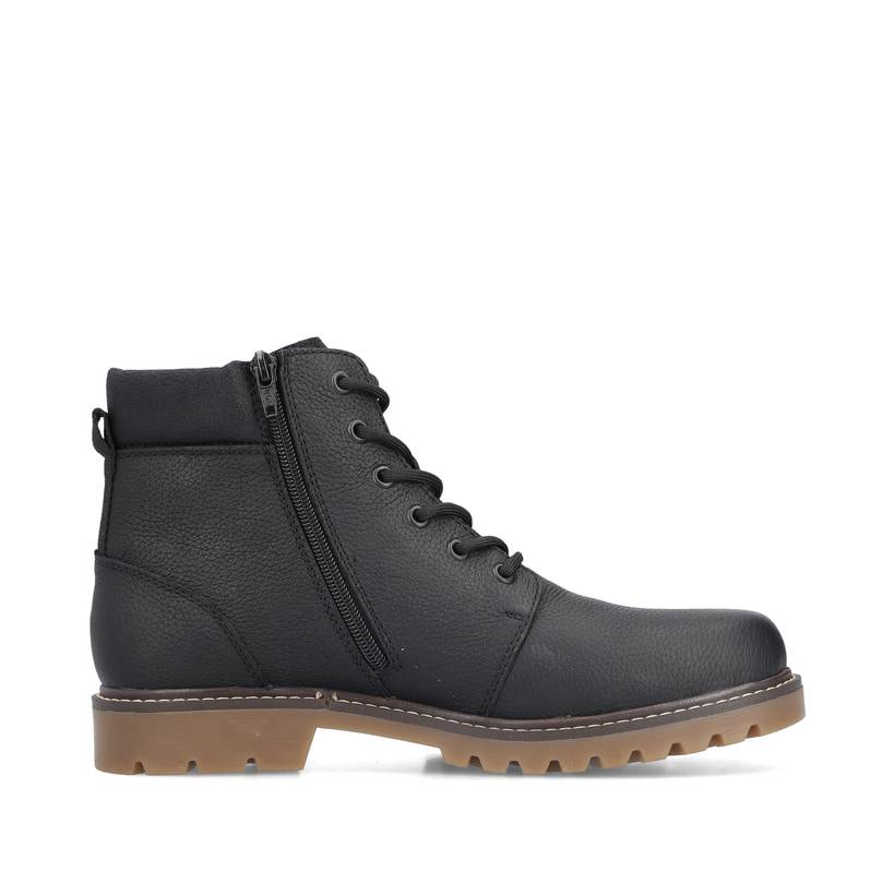Rieker Artikelnummer 38842-00 Rieker Herren Schnürstiefel graphitschwarz Vatertagsangebot