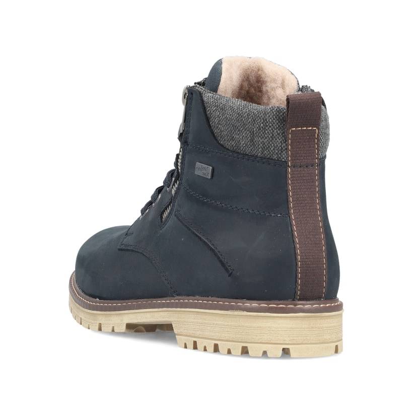 Rieker Artikelnummer F3610-14 Rieker Herren Schnürstiefel marineblau Valentinstagsangebot