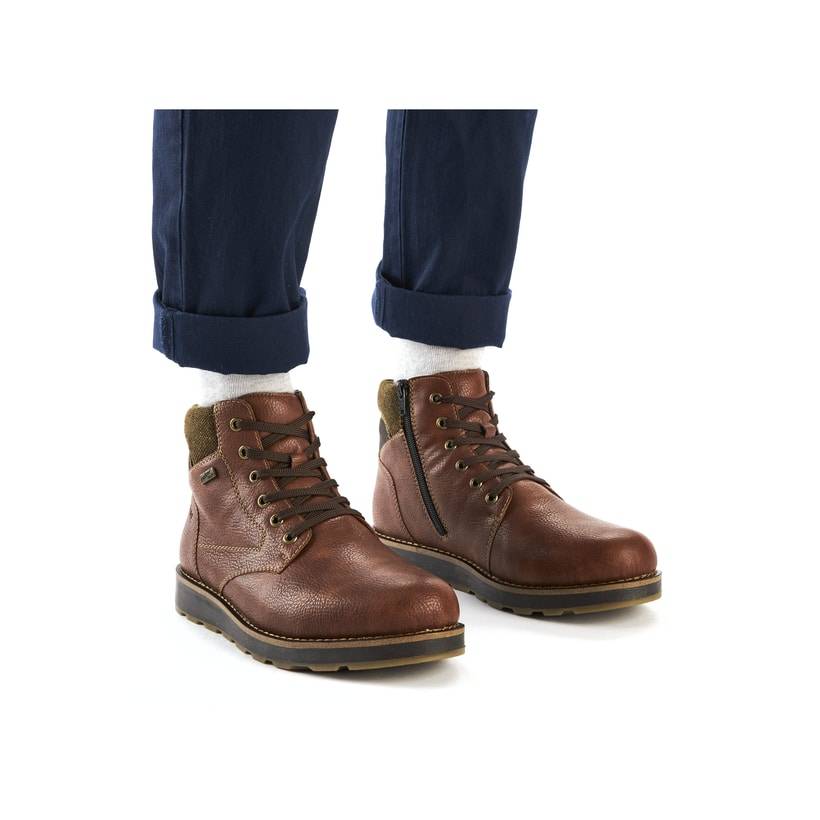 Rieker Artikelnummer 30040-24 Rieker Herren Schnürstiefel fuchsbraun Lagerräumung