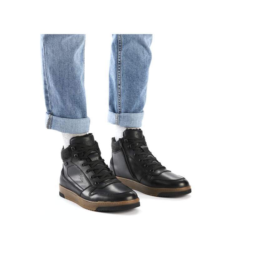 Rieker Artikelnummer 17530-00 Rieker Herren Sneaker High urbanschwarz Top Angebot