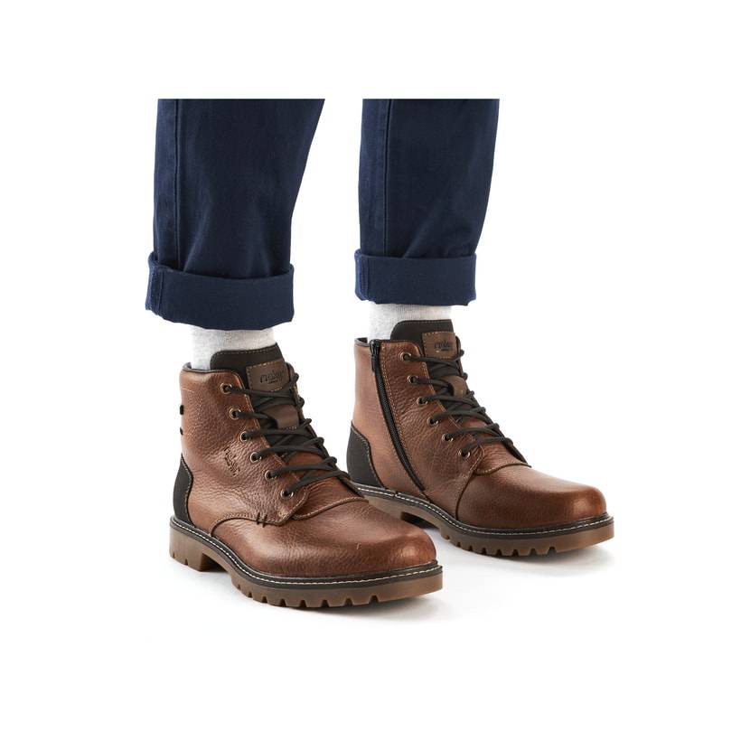 Rieker Artikelnummer 39820-22 Rieker Herren Schnürstiefel fuchsbraun Neueste Mode
