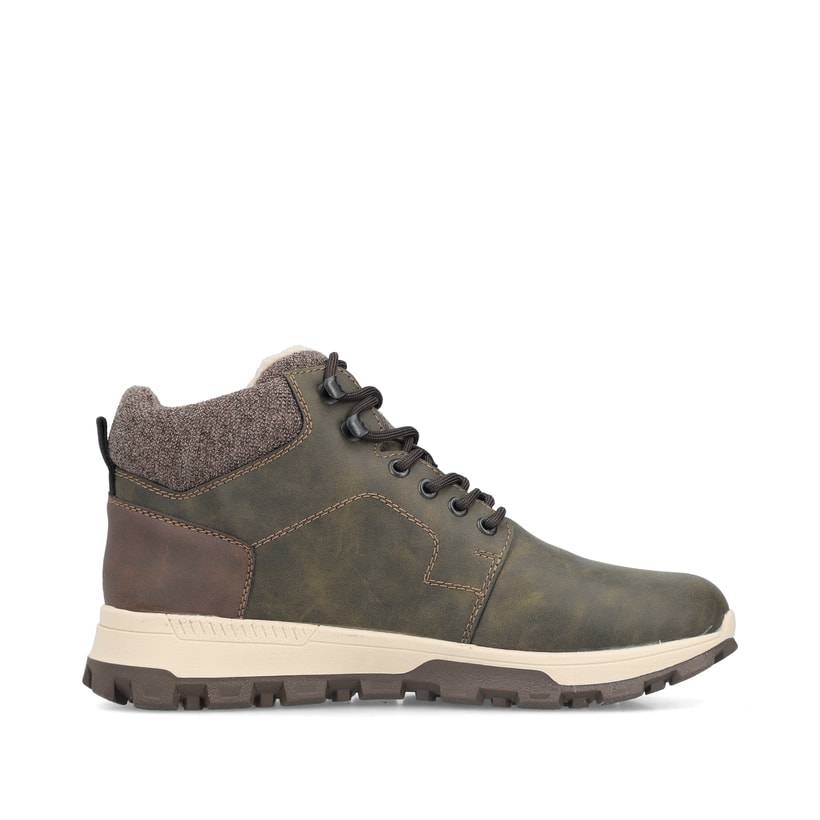 Rieker Artikelnummer 35538-54 Rieker Herren Schnürstiefel schilfgrün Online Outlet