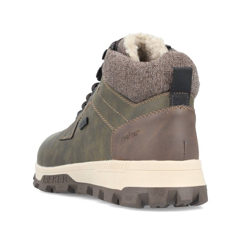 Rieker Artikelnummer 35538-54 Rieker Herren Schnürstiefel schilfgrün Online Outlet
